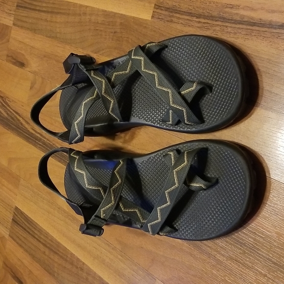 Chaco Other - Chaco Men's Z Cloud 2 Green & Black Hiking Sandals, Size 13